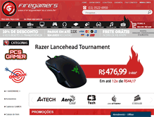 Tablet Screenshot of firegamers.com.br